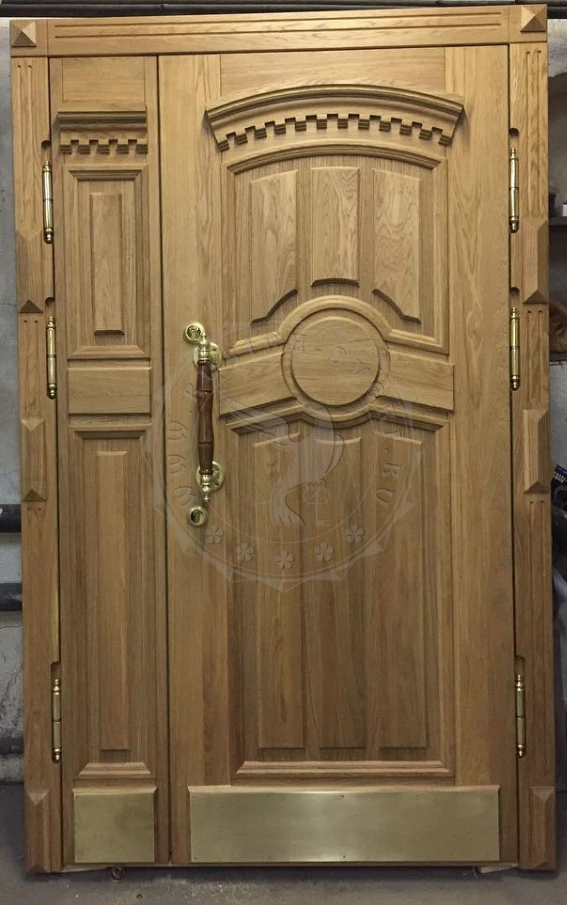 Металлическая входная двухстворчатая дверь ЭДМ-635 фото 1